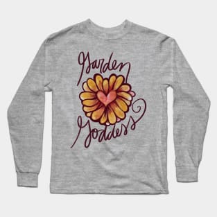 Garden Goddess Flower Heart Long Sleeve T-Shirt